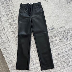 Aritzia Melina Wilfred faux leather pant size 0
